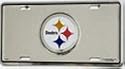 Pittsburgh Steelers Deluxe Logo License Plate