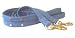 Denim and diamond dog leash - large