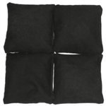 Cornhole Bags Set - 4 Black & 4 Red