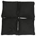 Cornhole Bags Set - 4 Black & 4 Red