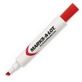 Avery Marks-A-Lot Desk Style Red Dry Erase Marker with Chisel Tip 12 Pack (24407)