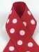 Schiff Ribbons 7/8-Inch Polyester Grosgrain Aspirin Polka Dot Ribbon, 10-Yard, Red/White