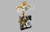 Delta R18222-XO Pre-Plumbed Rough-In Valve with Extra Outlet 6-Function