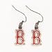 Boston Red Sox Cap Logo B Earrings