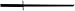 Black Wood Ninja Practice Sword