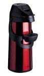 Emsa PRONTO Pump-Isolierkanne 1,9 L mit Glaskolben, rot