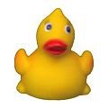 Girl Duck Antenna Ball Topper