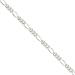 Silver 3 + 1 Figaro Chain- 20 Inch / 51cm