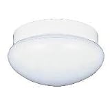 7640-15 - SeaGull Lighting Three-Light White Ceiling