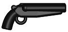 BrickArms Exclusive 2.5 to 4 Inch Scale Figure Style LOOSE Weapon SawedOff Shotgun Black
