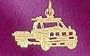 14K Gold Truck Charm