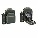 Luxury Two Person Picnic Backpack in Forest Green
