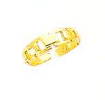 Toe Ring - 14kt Gold Fancy Link Toe Ring