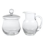 Luigi Bormioli Gallerie Sugar and Creamer Set