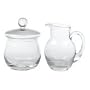 Luigi Bormioli Gallerie Sugar and Creamer Set