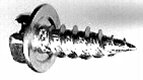 #8 x 1/2, 1/4 Hex Head Slotted Screw (Qty:100) Gripper Box # 2194T