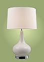3935-1 - Mary-Kate and Ashley Continuum Collection White Table Lamp SKU# 452268