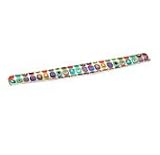 Wrist Rest, Gel, 19-5/16"x2-5/16"x15/16", Multi Color