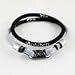 PHITEN X50 GRAY/BLACK BASEBALL NECKLACE 20 in. (50cm)