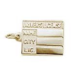 Driver's License Charm - Gold Plate