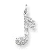 Sterling Silver Music Note Charm