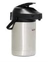 BUNN 36725.0100 Airpot Stainless Steel Finish 3.8 LITER-6/CASE Server and Thermal Carafe