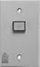 ROFU 9303 1 Blue Button Time Delay Exit Switch w/ 0-60 sec. Electronic Time Delay Aluminum Finish