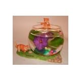 2x Fish Bowl Aquaglobez Unique Betta Fish Tank Aquarium Bowl Cat Tells
