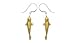 Clearly Charming Koi (Yellow) Silver and Enamel Earrings