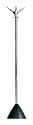 Aluminium silver and chrome coat stand with 7 hooks