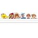 Eureka Name Plates, Suzys Zoo Friendly Faces, Pack Of 36