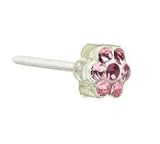 Blomdahl Medical Plastic Daisy - Light Rose / Amethyst, 5mm - B000MUW34O