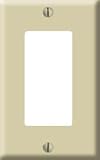 Leviton - Wall plate - ivory - 1 port