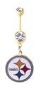 Pittsburg Steelers belly button ring