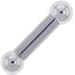 Body Candy Stainless Steel 6mm Balls Barbell Tongue Ring 6 Gauge 5/8