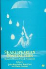 Shakespearean Continuities: Essays in Honor of E.A.J. Honigman