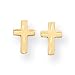 Brand new 14k Diamond-Cut Cross Childrens Earrings on sales
