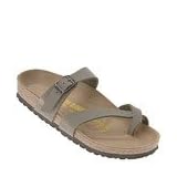 Birkenstock Cozumel in Birkibuc Stone 38 by Birkenstock
