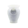 GARDENIA MUSK ESSENTIAL BLEND by Gardenia Musk Ess ONE 4x3 inch MEDIUM FROSTED GLASS VASE ESSENTIAL BLENDS CANDLE. BURNS APPROX. 40 HRS. for Unisex