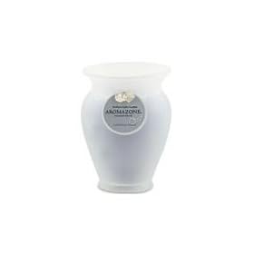 GARDENIA MUSK ESSENTIAL BLEND by Gardenia Musk Ess ONE 4x3 inch MEDIUM FROSTED GLASS VASE ESSENTIAL BLENDS CANDLE. BURNS APPROX. 40 HRS. for Unisex