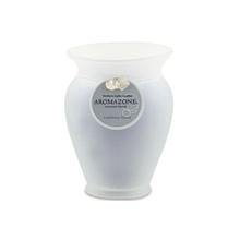 GARDENIA MUSK ESSENTIAL BLEND by Gardenia Musk Ess ONE 4x3 inch MEDIUM FROSTED GLASS VASE ESSENTIAL BLENDS CANDLE. BURNS APPROX. 40 HRS. for Unisex