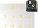 Keyboard Stickers - Yellow Hebrew Letters - Hebrew Keyboard Stickers fit Desktop and Laptop Keyboards.