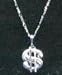 Costume Dollar Sign Hip Hop or Diva Costum Necklace
