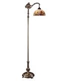 Dale Tiffany 10057-757 Gylnda Turley 1 Light Reading Lamp in Antique Brass