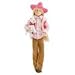 Karina Grace in pink Western riding outfit