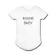 MAINE BABY - State-series - White, Blue or Pink Onesie / Baby T-shirt