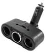 Triple Socket Cigarette Lighter Power Adapter (Black) for Bookeen digital books reader