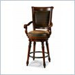 Hooker Furniture Waverly Place Swivel Bar Stool in Cherry