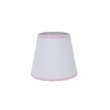 White Pink Gingham Baby Girl Nursery Lamp Shade
