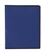 Dakota Designs 2LKH5 Zipper Binder, O-Ring, 1 In, Blue